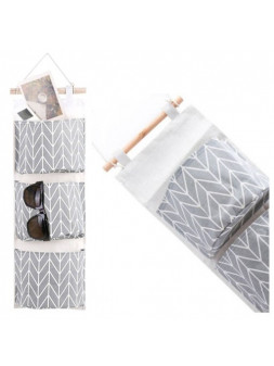 Organizer z 3 kieszonkami do zawieszenia na ścianie