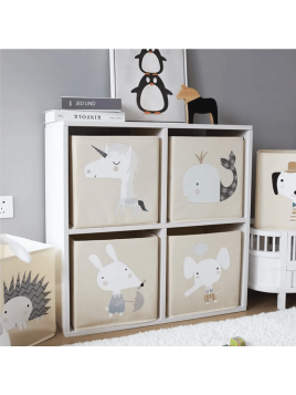 Pojemnik na zabawki z uroczym wzorem jeża