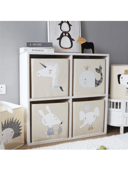 Pojemnik na zabawki z uroczym wzorem jeża