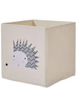 Pojemnik na zabawki z uroczym wzorem jeża