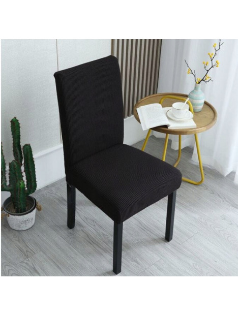 Pokrowiec na krzesło czarny mocny elastyczny