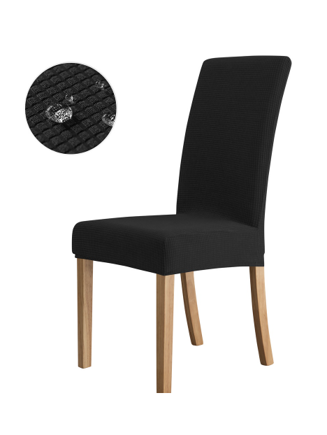 Pokrowiec na krzesło czarny mocny elastyczny