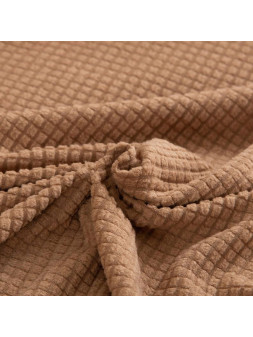 Pokrowiec na krzesło beżowy khaki elastyczny