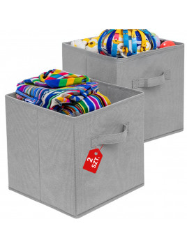 Zestaw 2 x pudełko do przechowywania ubrań lub zabawek