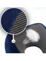 Poduszka podróżna welurowa Memory Foam