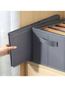 Organizer do szafy na ubrania z przegródkami