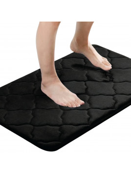 Dywanik łazienkowy czarny Gruby Miękki