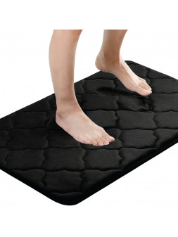 Dywanik łazienkowy czarny Gruby Miękki