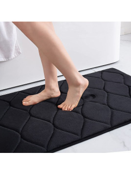 Dywanik łazienkowy czarny Gruby Miękki