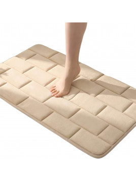 Dywanik łazienkowy beżowy Gruby Miękki