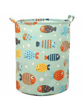 Kosz Na Zabawki Dla Dzieci Z Motywem Ryb