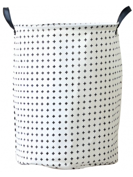 Kosz na pranie z rączkami do łazienki składany