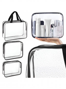 Kosmetyczki podróżne dla całej rodziny zestaw 3 sztuki