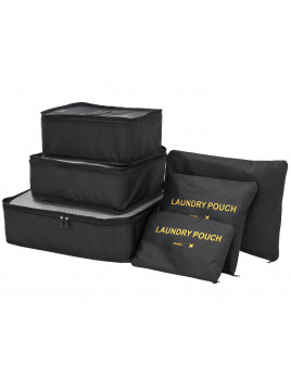 Zestaw 6 sztuk organizerów podróżniczych