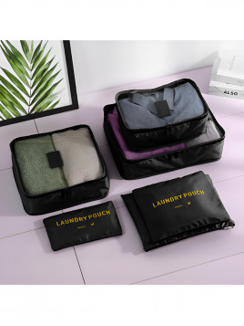 Zestaw 6 sztuk organizerów podróżniczych