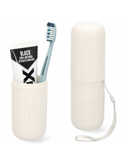 PORĘCZNE ETUI POJEMNIK NA SZCZOTECZKĘ PASTĘ DO ZĘBÓW PODRÓŻNE KOSMETYCZKA