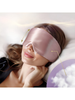 Opaska Do Spania JEDWAB Maska Zaciemniająca Regulowana Jakość PREMIUM