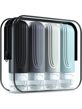 Silikonowe Butelki Podróżne Do Samolotu Bagażu Na Kosmetyki Pojemniki 100ml