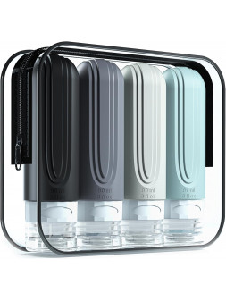 Silikonowe Butelki Podróżne Do Samolotu Bagażu Na Kosmetyki Pojemniki 100ml