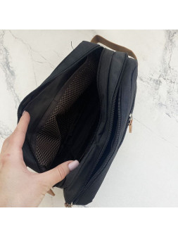 Duża Kosmetyczka Męska Podróżna Pojemny Kuferek Organizer Na Kosmetyki