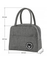 Torba Termiczna Śniadaniowa Izolacyjna Na Jedzenie Piknik Plażę Lunch Box