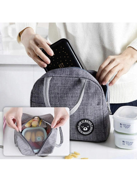 Torba Termiczna Śniadaniowa Izolacyjna Na Jedzenie Piknik Plażę Lunch Box