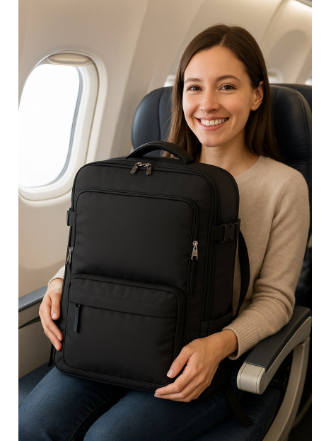 PLECAK RYANAIR 40x20x25 DO SAMOLOTU PODRÓŻNY BAGAŻ PODRĘCZNY KABINOWY MOCNY