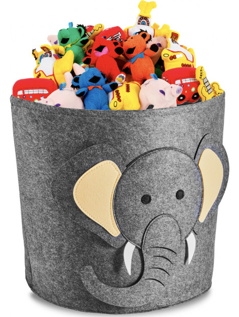 Kosz na zabawki ze zwierzętami - słoń