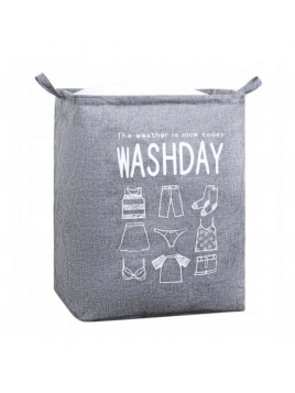 Kosz na pranie z zamknięciem na suwak