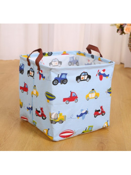 Kosz na zabawki dla chłopca kwadratowy